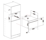 Встраиваемая микроволновая печь Kuppersberg HMW 634 B