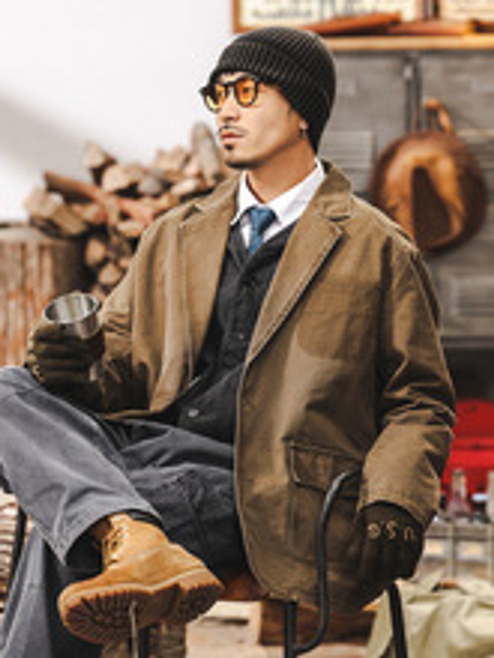 Американский ретро повседневный пиджак-куртка Maillard мужской весенний новый стиль