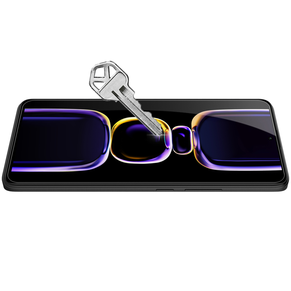 Защитное закаленное стекло для Xiaomi Redmi Poco F5 Pro, серия CP+PRO Anti-Explosion Glass Screen Protector (черные рамки) от Nillkin