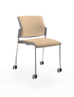 Movie стул на 4 ногах и колесах