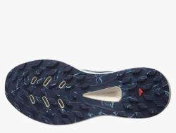Кроссовки беговые женские Salomon S/LAB Ultra U Сине-Лайм
