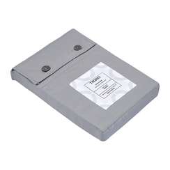 Простыня из премиального сатина светло-серого цвета из коллекции essential, 240х270 см