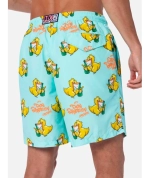 Шорты муж. MC Saint Barth GUSTAVIA DUCKY голубой уточка с шампанским акваланг