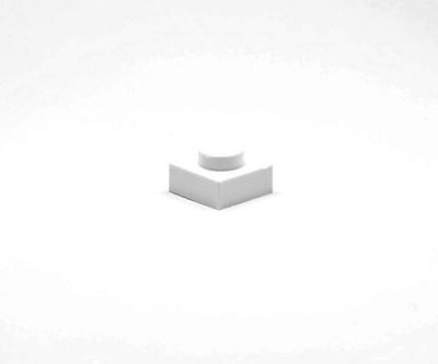 Lego Плитка 1х1 (белая) 302401