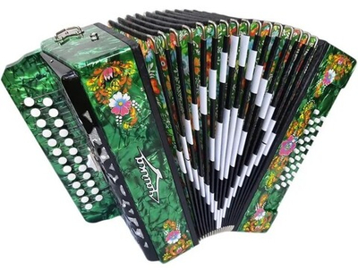 ГАРМОНЬ "ЧАЙКА-314" (S5ХL), ЦВЕТ ЗЕЛЁНЫЙ