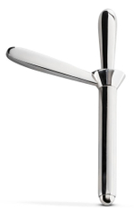 Серебристый анальный расширитель Sinner Kelly Anal Scope (Цвет: серебристый)