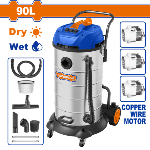 Пылесос 3600 Вт, 90 л WADFOW WVR5A90