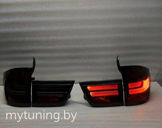 Задние фонари smoke led LCI style для BMW X5 E70