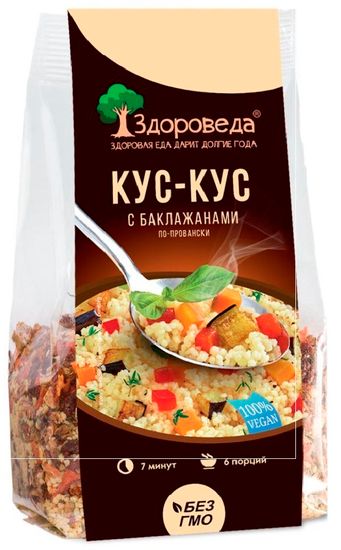 -Кус-Кус с баклажанами по провански  "Здороведа", 200г