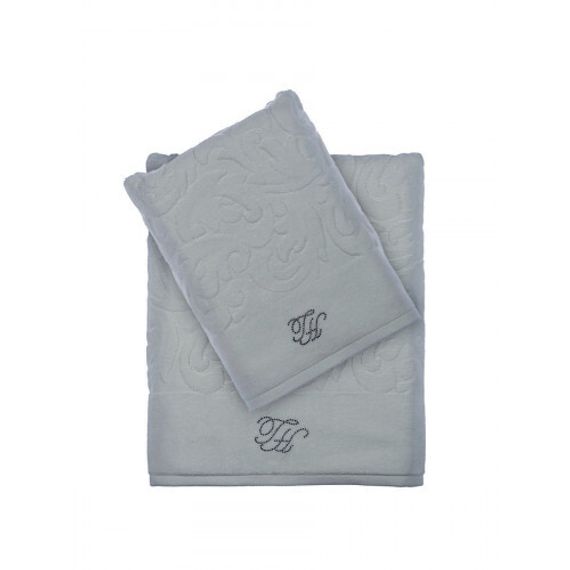 Набор полотенец Tivolyo Baroc 2 предмета TIVOLYO HOME Турция серый