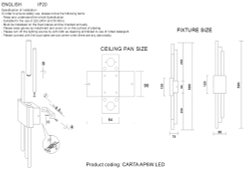 Бра Crystal Lux CARTA AP6W LED WHITE/CHROME