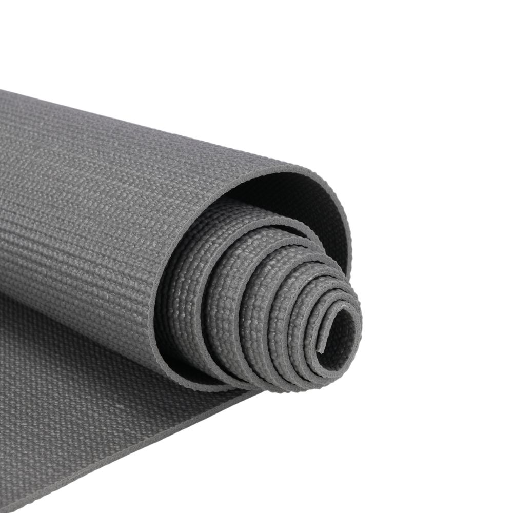 Коврик для фитнеса и йоги YM01-PVCYO-Grey 173 х 61 х 0,3 см