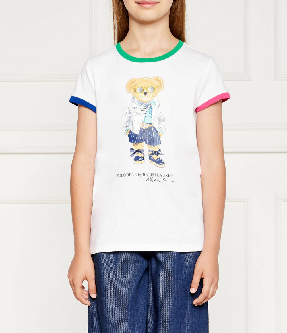 Футболка SSBEARCN-KNIT POLO RALPH LAUREN - белый(925999)