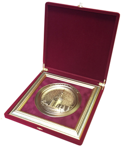 Флокированная подарочная коробка для панно