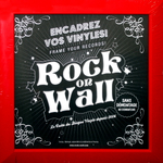 Настенная Рамка Для Виниловых Пластинок, Красная (Rock On Wall)
