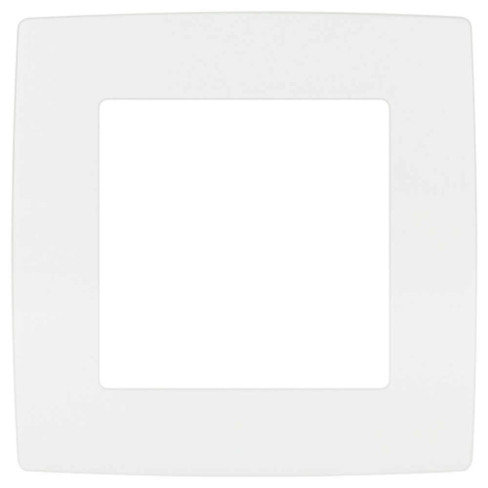 Рамка для розеток и выключателей ЭРА Серия 12 12-5001-01М на 1 пост, белый матовый