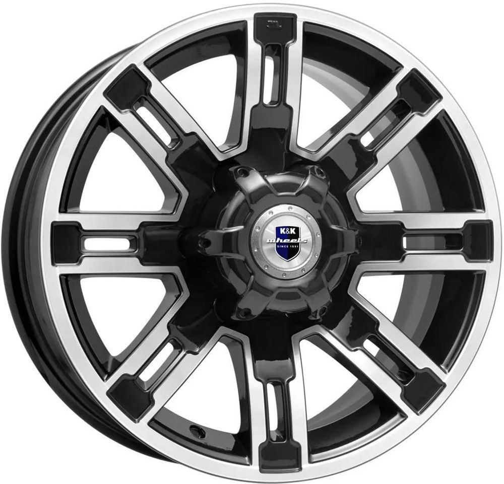 K&amp;K Полюс 7.5x16 6x139.7 ET 30 Dia 100.1 (алмаз черный)