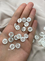 Пуговицы ДИ. на прокол светлый перламутр
