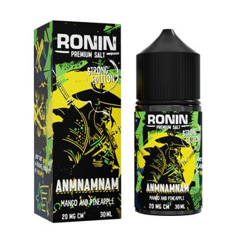 Жидкость RONIN PREMIUM 2% STRONG Salt 30 ml Amnammnam - Спелое тропическое манго с ананасом