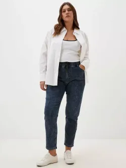 Джинсы утепленные больших размеров