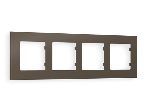 AF250634 Рамка ALFA Qubi (Темная бронза матовый) 4-ая