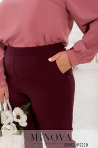 Брюки 2230-бордо Minova