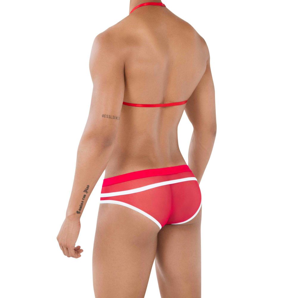 Мужские трусы слипы красные Pikante HOT BRIEF 049505