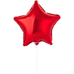 Шар фольгированный Звезда 23 см (Красный)