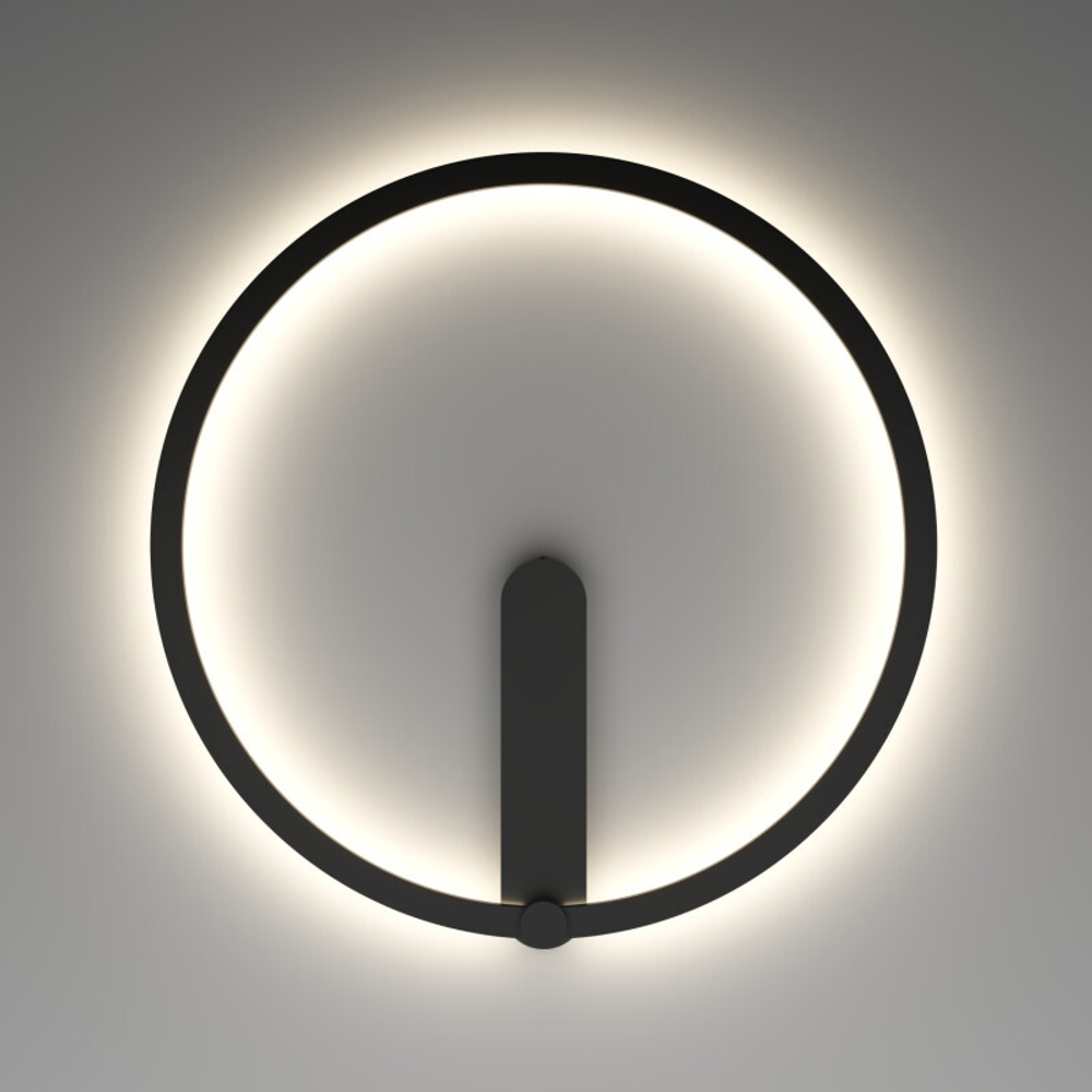 Настенный светодиодный светильник Denkirs Round DK5035-BK