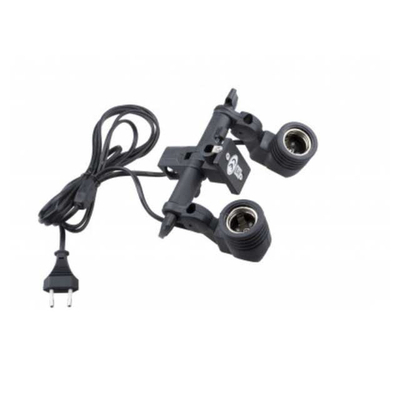 Крепление-патрон Grifon LH-004 для двух патронных вспышек с цоколем Е27 и креплением для зонта