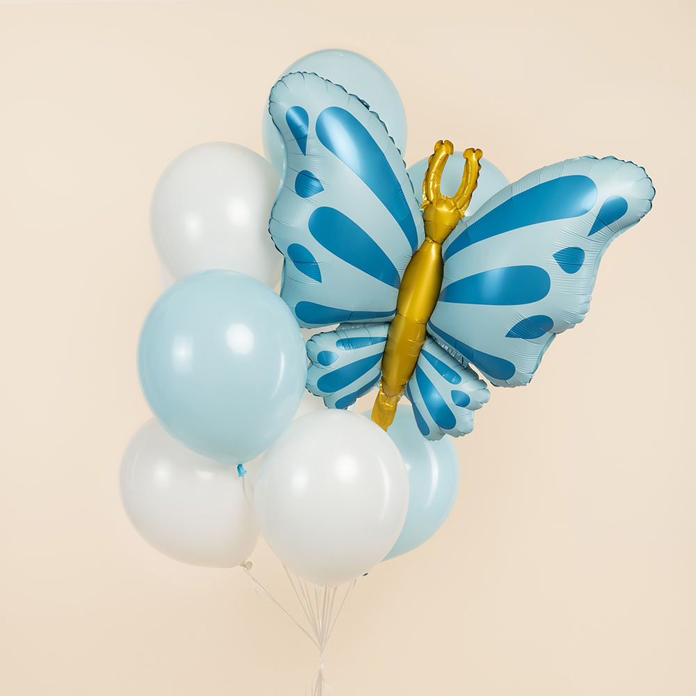 Фигура "Изящная бабочка" голубая