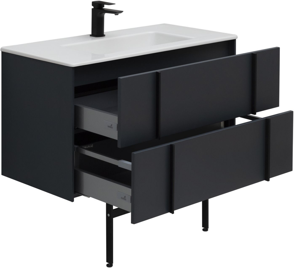 Тумба с раковиной Allen Brau Reality 1.32006.AM 90 anthracite matt
