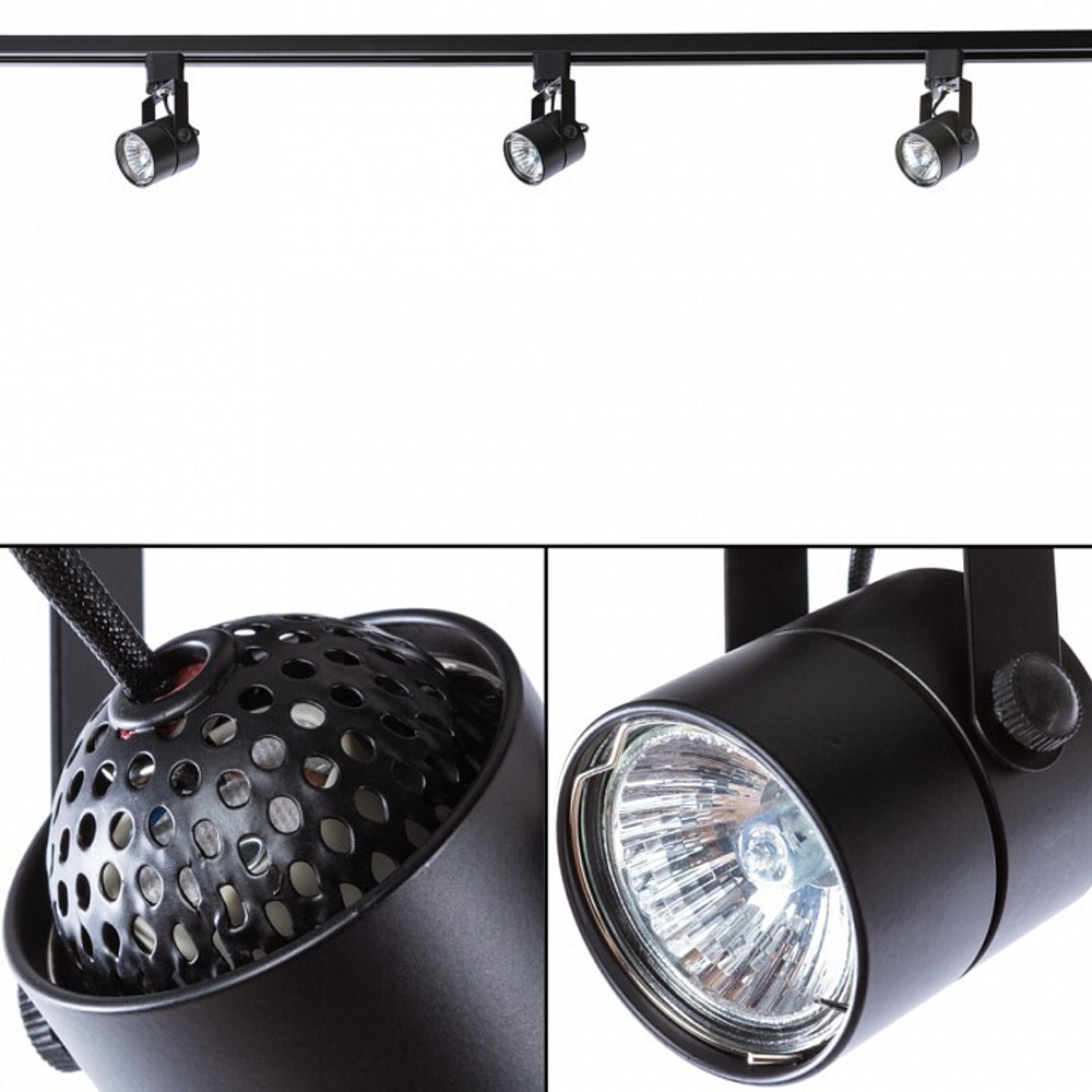 Трековый светильник Arte Lamp A1310PL-1BK