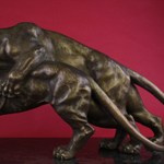 Скульптура в стиле АР-ДЕКО «Тигры»