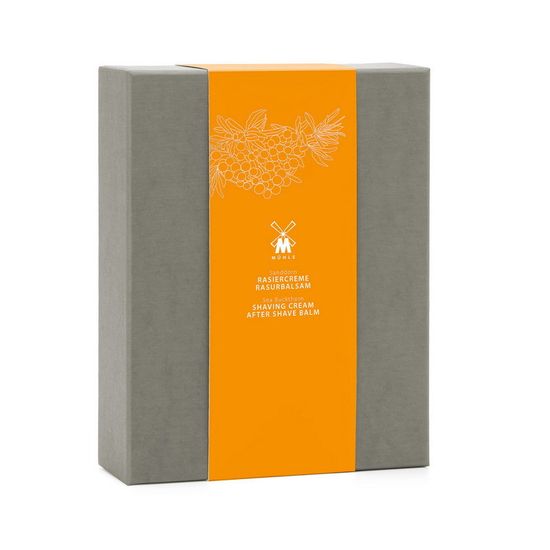 Набор для бритья MUEHLE, крем и бальзам после бритья, Облепиха