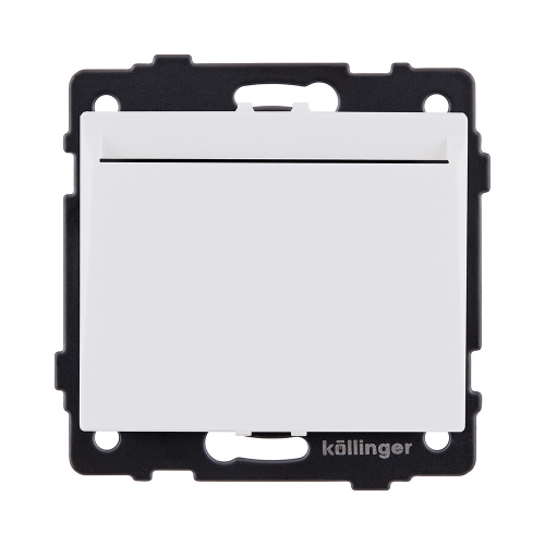 Карточный выключатель механический, белый матовый Kollinger REA-041WM для Aspekt, Eleganz, Reflex