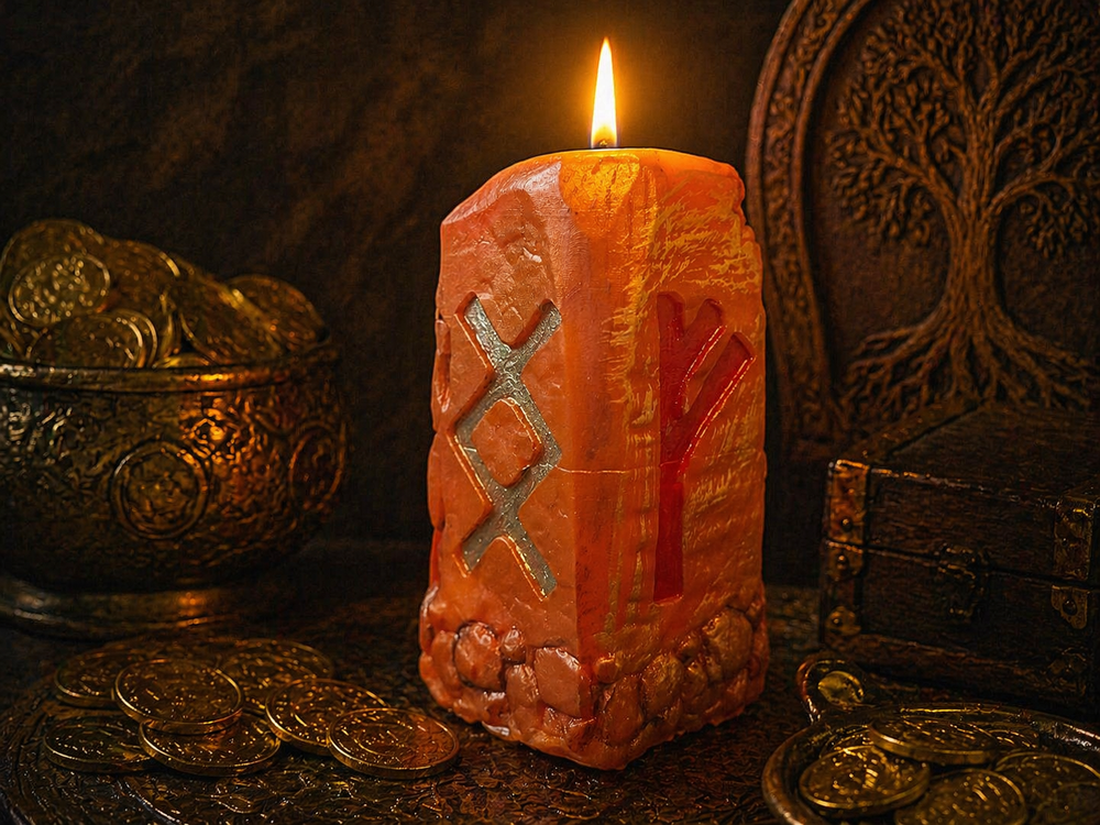 Свеча- руностав "Избавление от долгов"