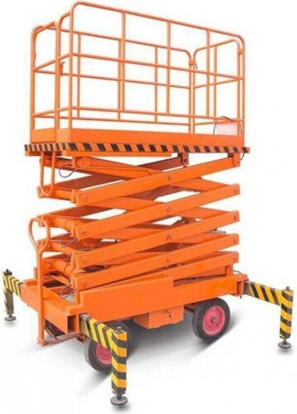 Подъемник ножничный передвижной TOR SJY-0,5-6DC (6 м/500 кг, 220 В) автономный (Y) 1017003 1017003