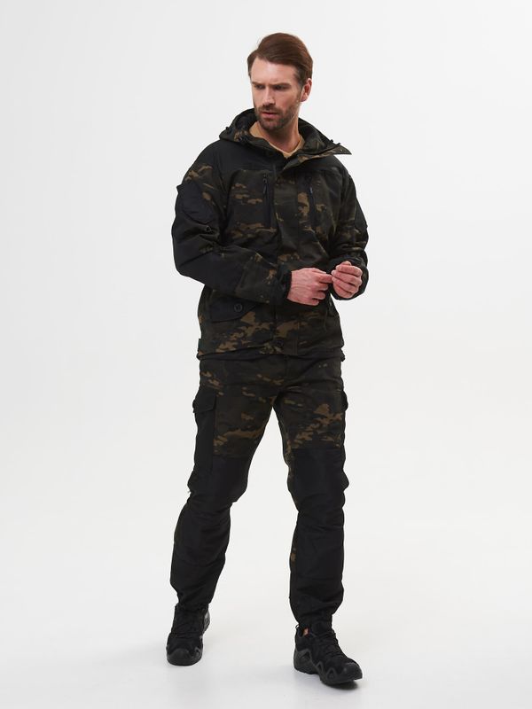 Костюм демисезонный Горка-5 Сombo ткань Смесовая Рип-Стоп/Cat's Eye цвет Мультикам City/Черный