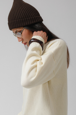 Свитер ОВЕРСАЙЗ (сливочный)