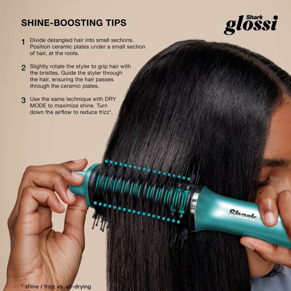 Фен-щетка Shark Glossi 2-in-1 Hot Tool and Air Glosser - Juniper