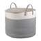 Корзина для хранения Ulrik, Ø48х35 см, кремовая/светло-серая