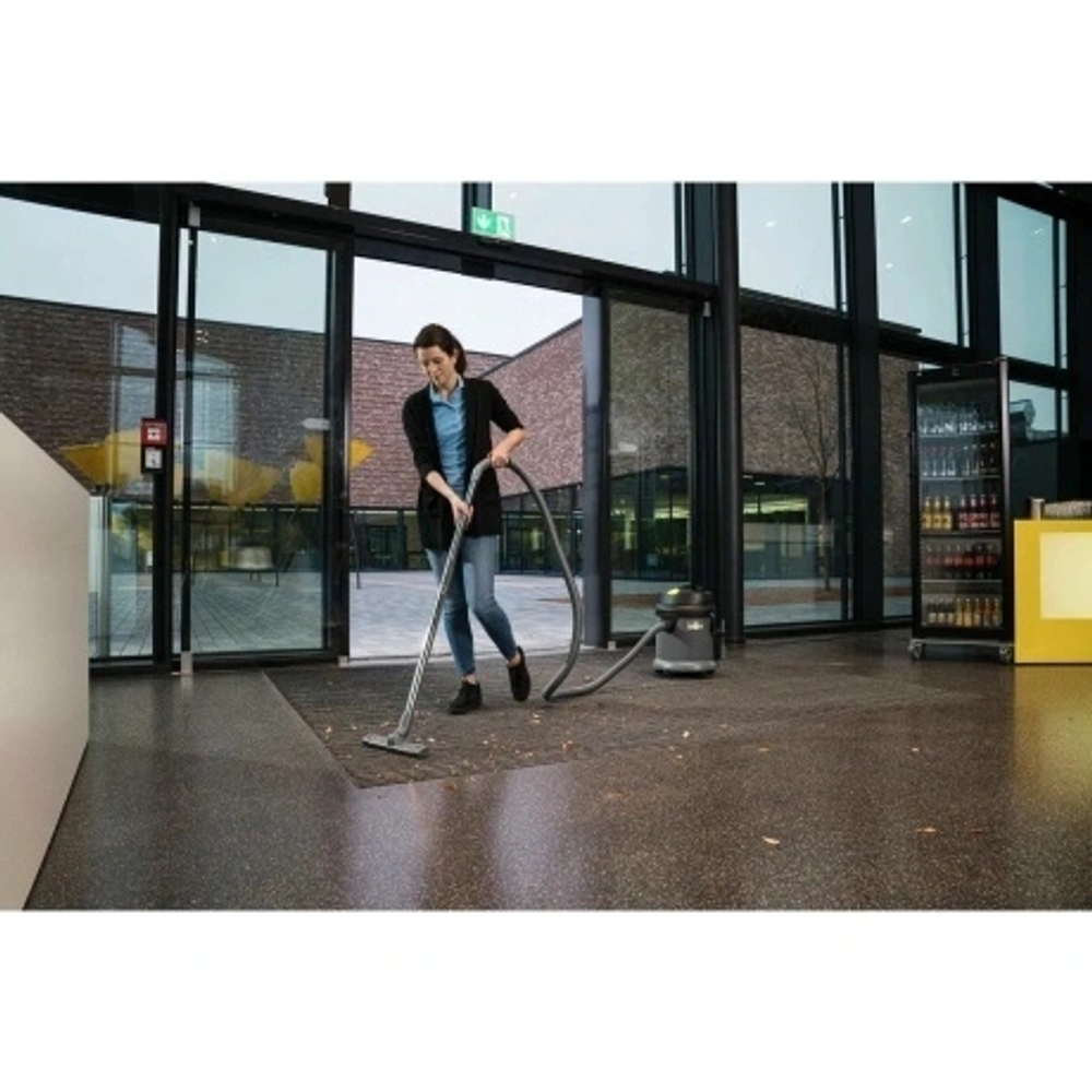 Строительный пылесос Karcher NT 27/1 1380Вт (уборка: сухая/сбор воды) серый