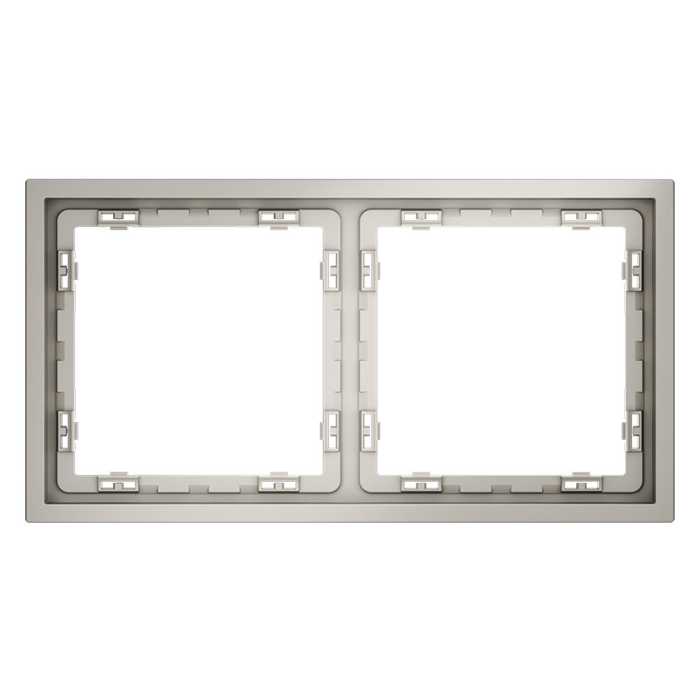 Рамка пластиковая на 2 поста, (кашемир) Voltum S70 VLS100203