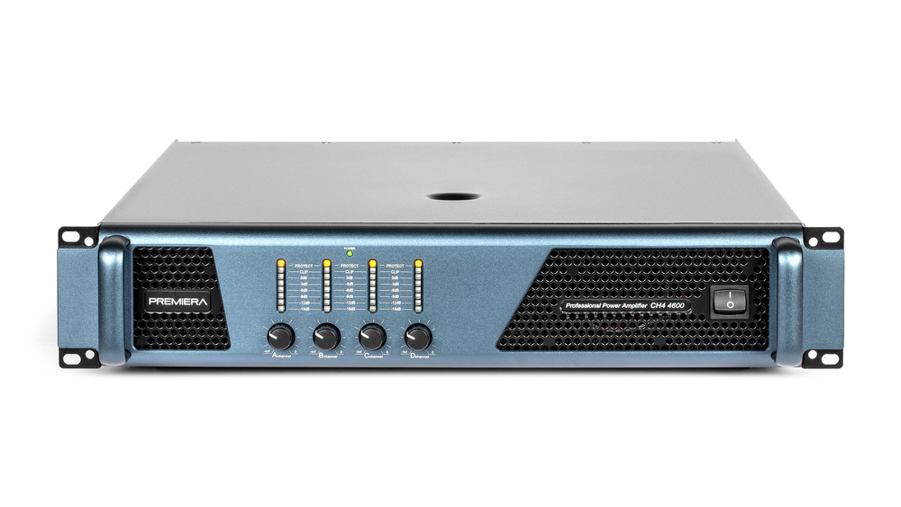 Premiera CH4 4600 — четырехканальный конфигурируемый усилитель мощности класса H