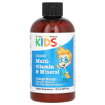 California Gold Nutrition, жидкие мультивитамины и минералы с кальцием, витаминами B12, C и D3 для детей, без спирта, натуральный вкус апельсин и манго, 237 мл (8 жидк. унций)