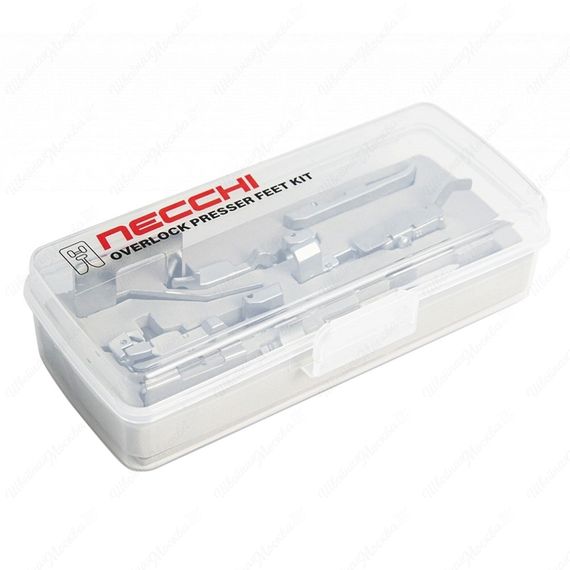 Набор лапок для оверлока Necchi 5445D / 4537 / 4455D / L234A / 4554D / 5248