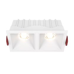 Модульный встраиваемый светодиодный светильник Maytoni Alfa LED DL043-02-10W3K-SQ-W