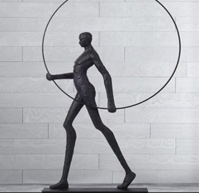 Торшер Man Carries Light Circle