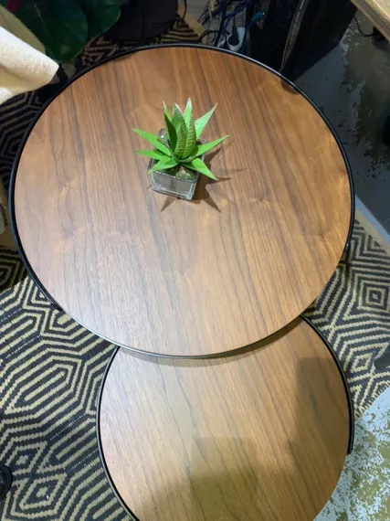 Комплект из 2 столиков Aliner Ø50 и Ø38 см